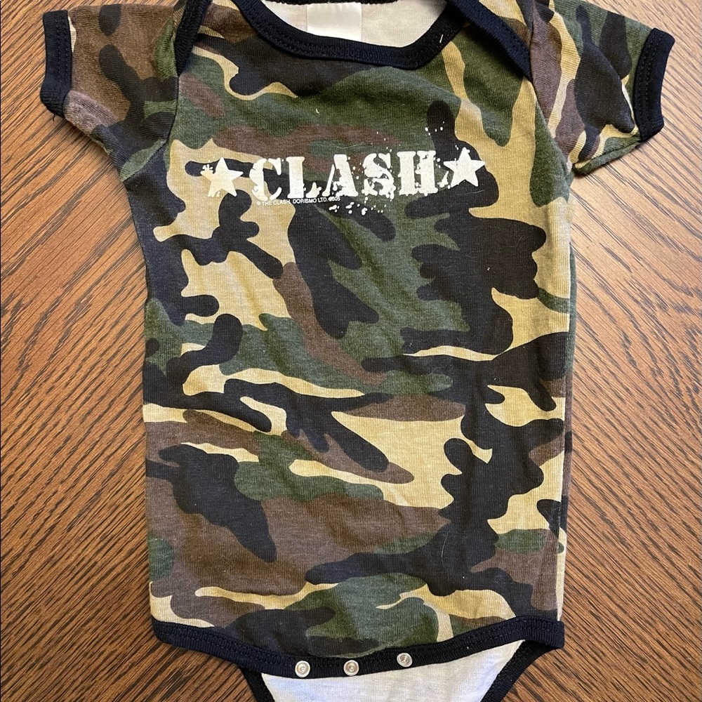 The Clash baby onesie